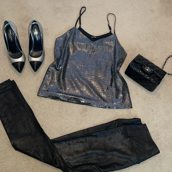 Skirt and top glitter sparkle set cocktail dress party outfit D&G GG - Picture 5 of 15